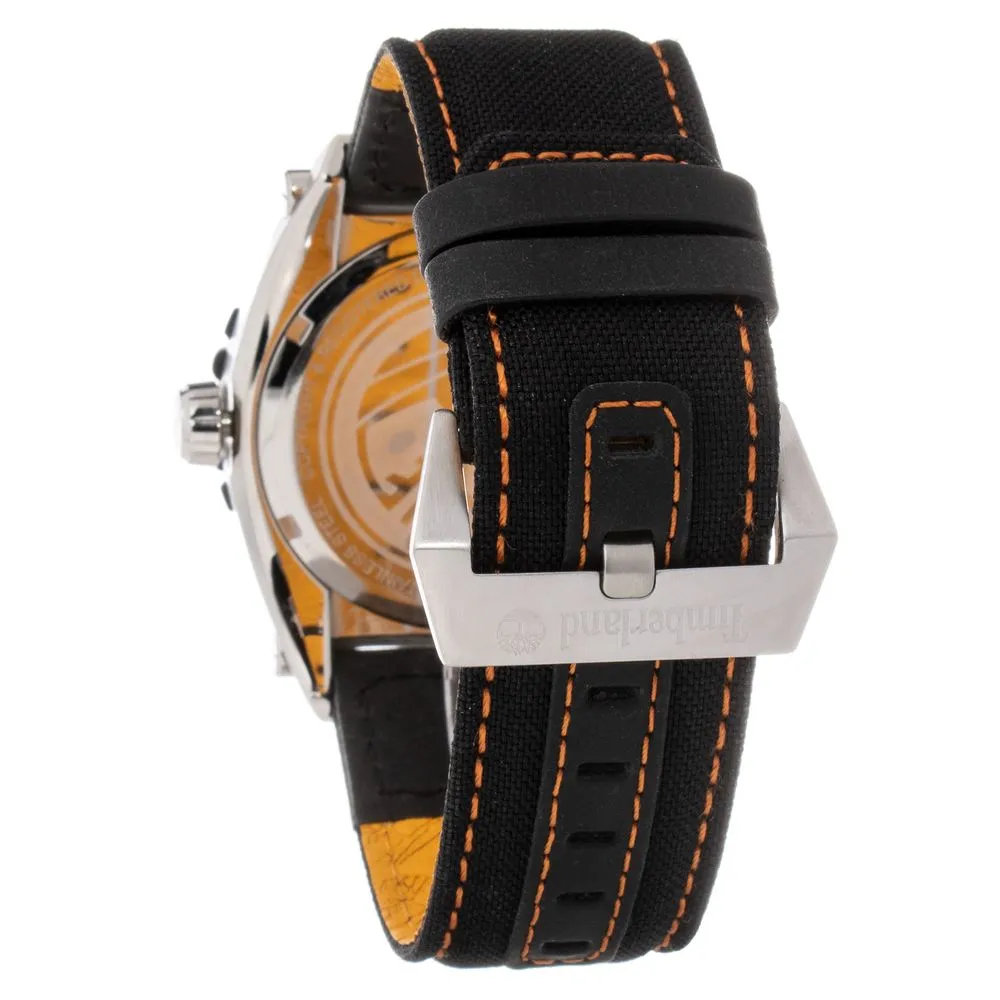 Timberland Men's Black Leather Watch