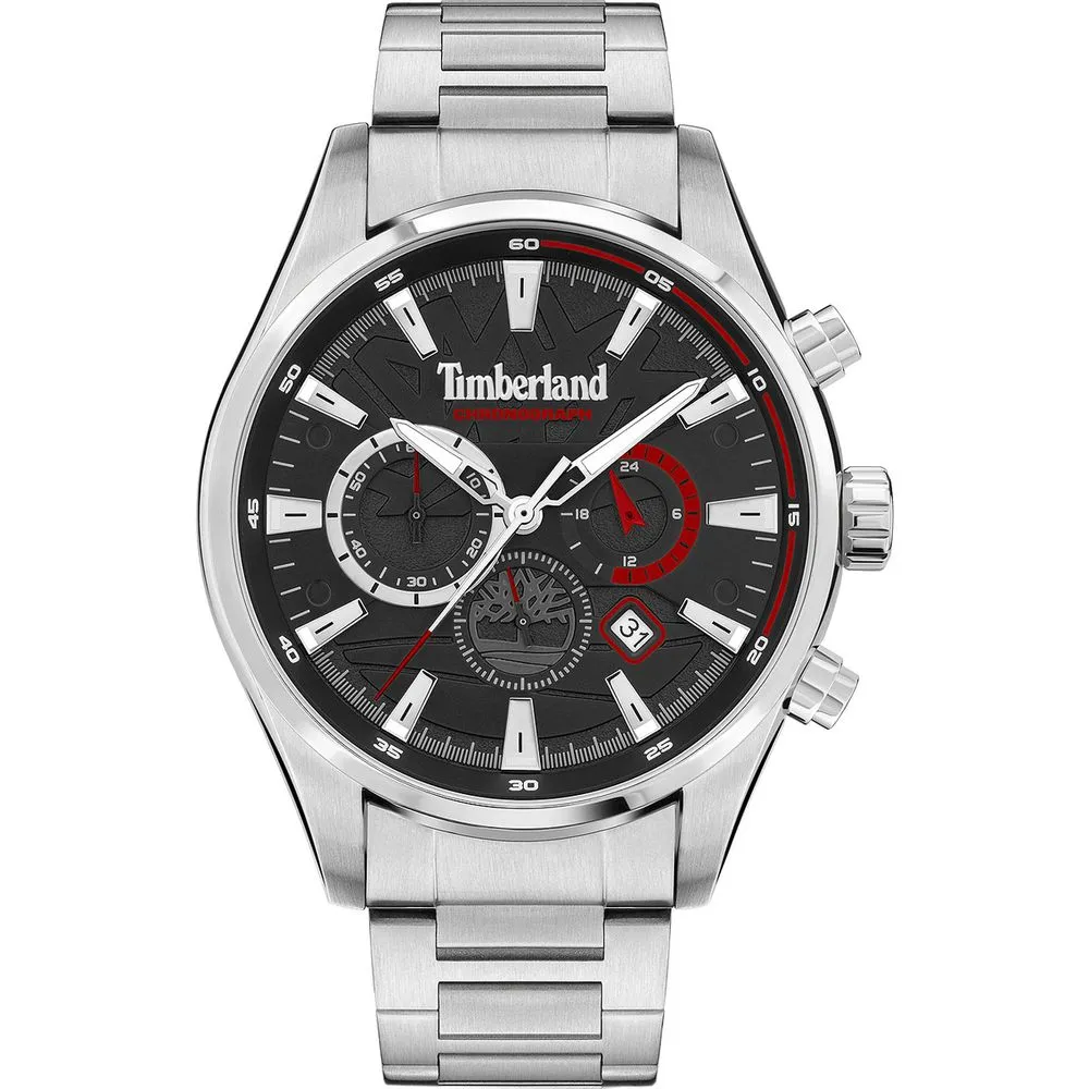 Timberland Men's Silver Stainless Steel Watch