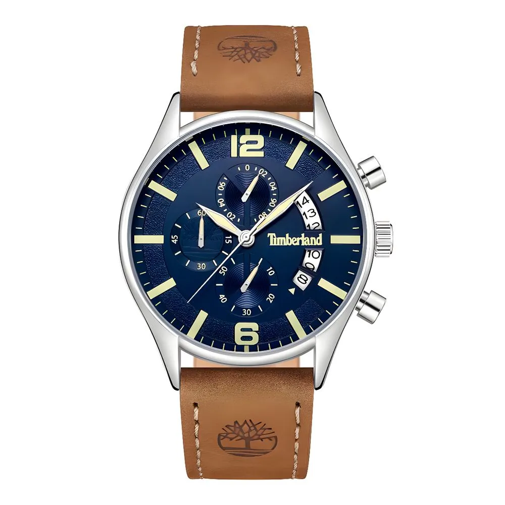 Timberland Men's Brown Leather Watch