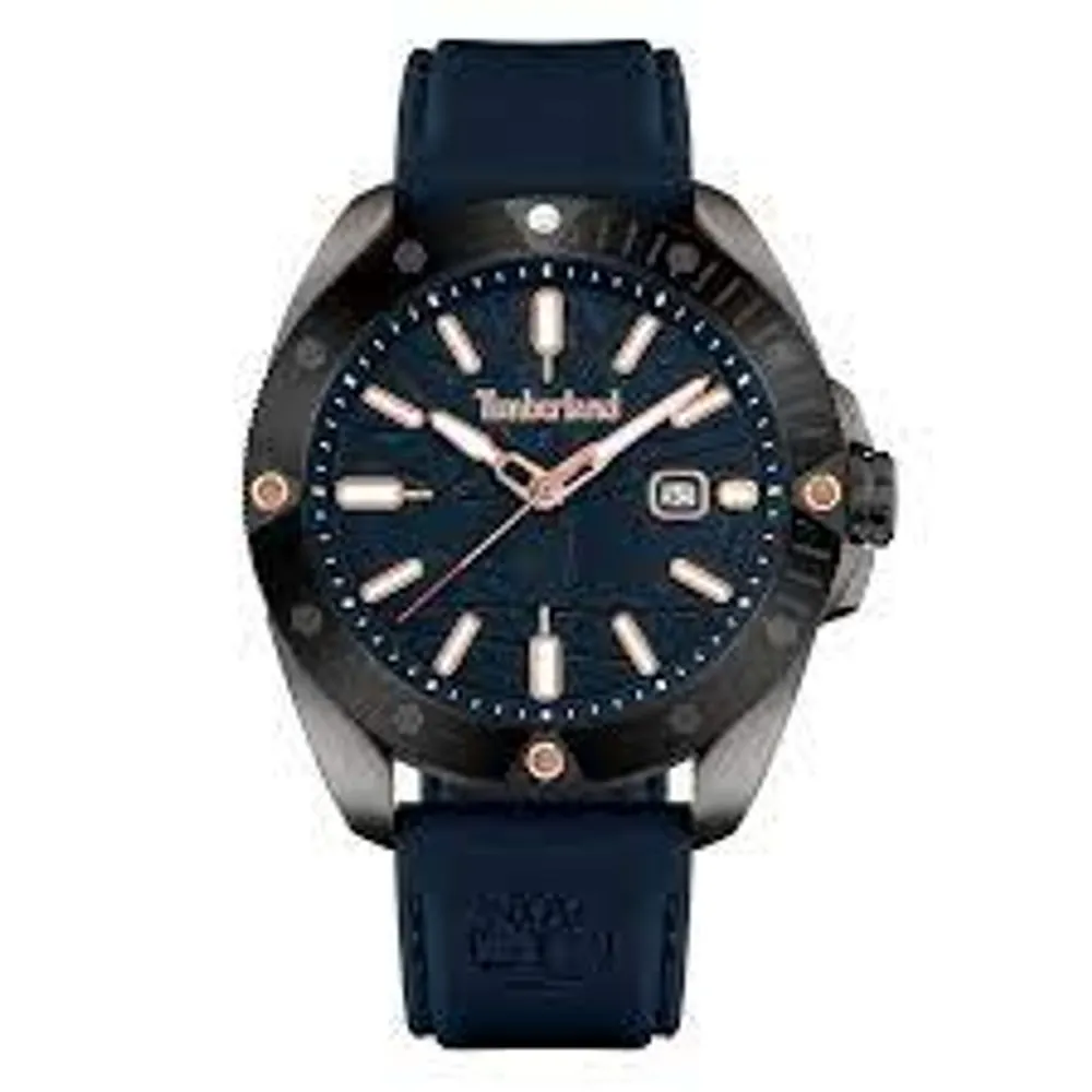Timberland Men's Blue Silicone Watch