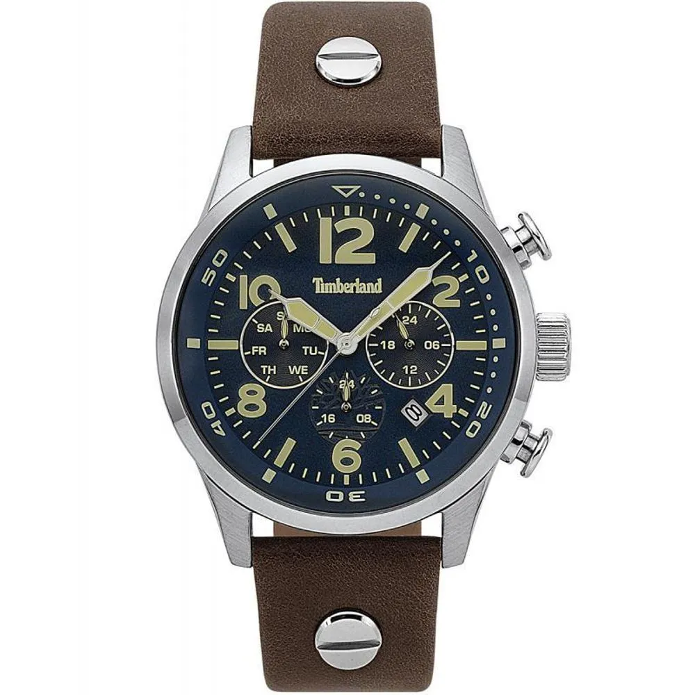 Timberland Men's Brown Leather Watch