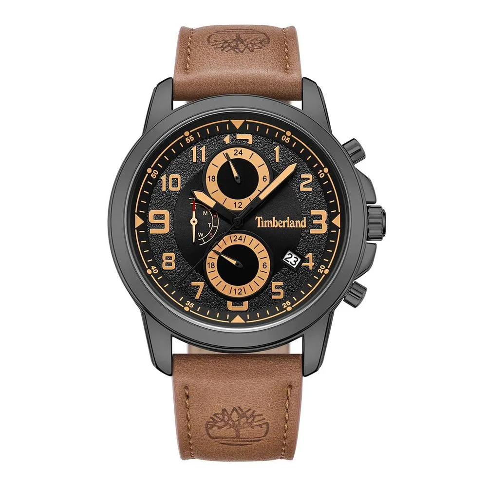 Timberland Men's Brown Leather Watch