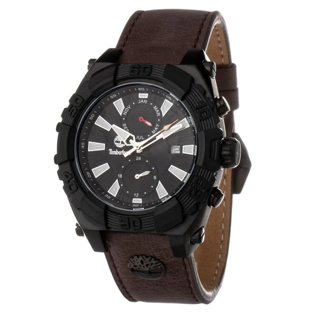 Timberland Men's Brown Leather Watch