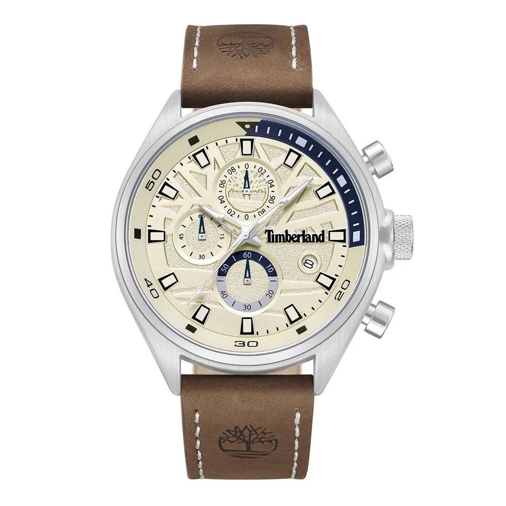 Timberland Men's Brown Leather Watch