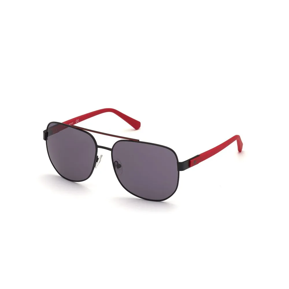 Guess Men's Black Metal Sunglasses