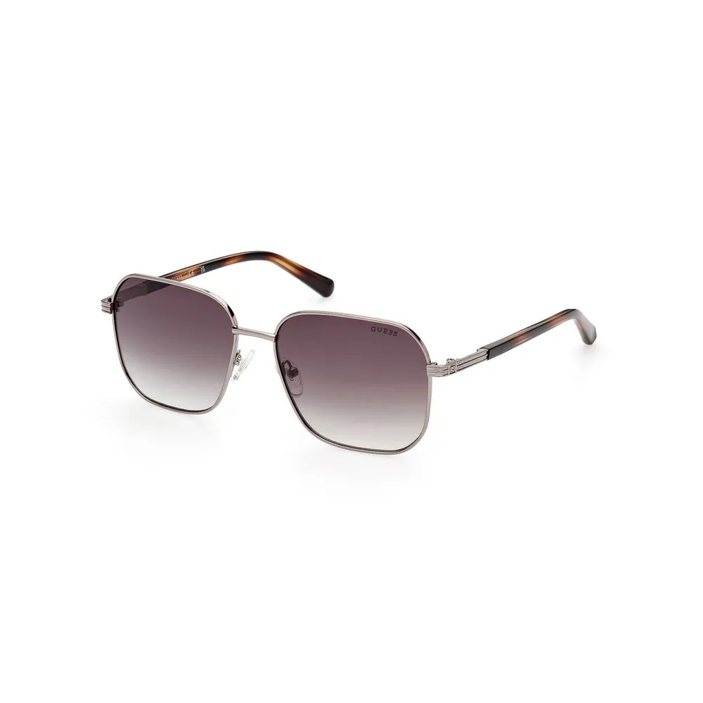 Guess Men's Gray Metal Sunglasses