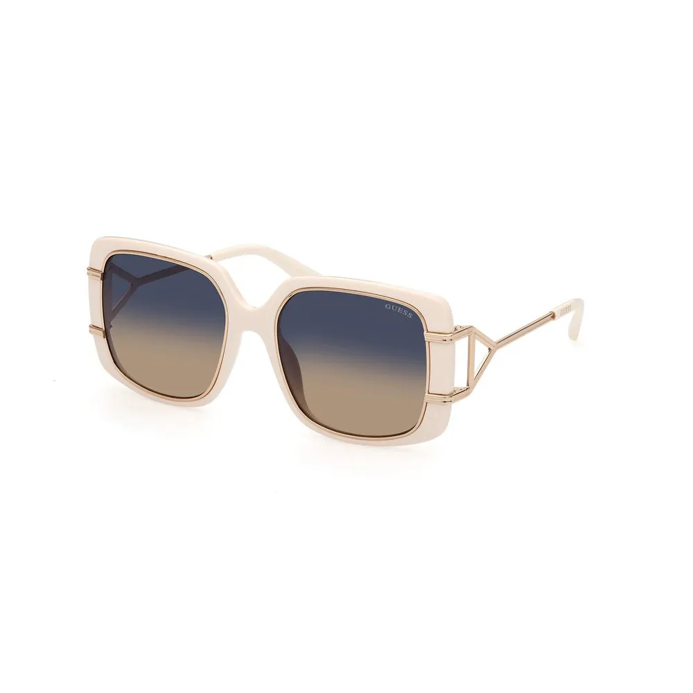 Guess Women's White Injected Sunglasses
