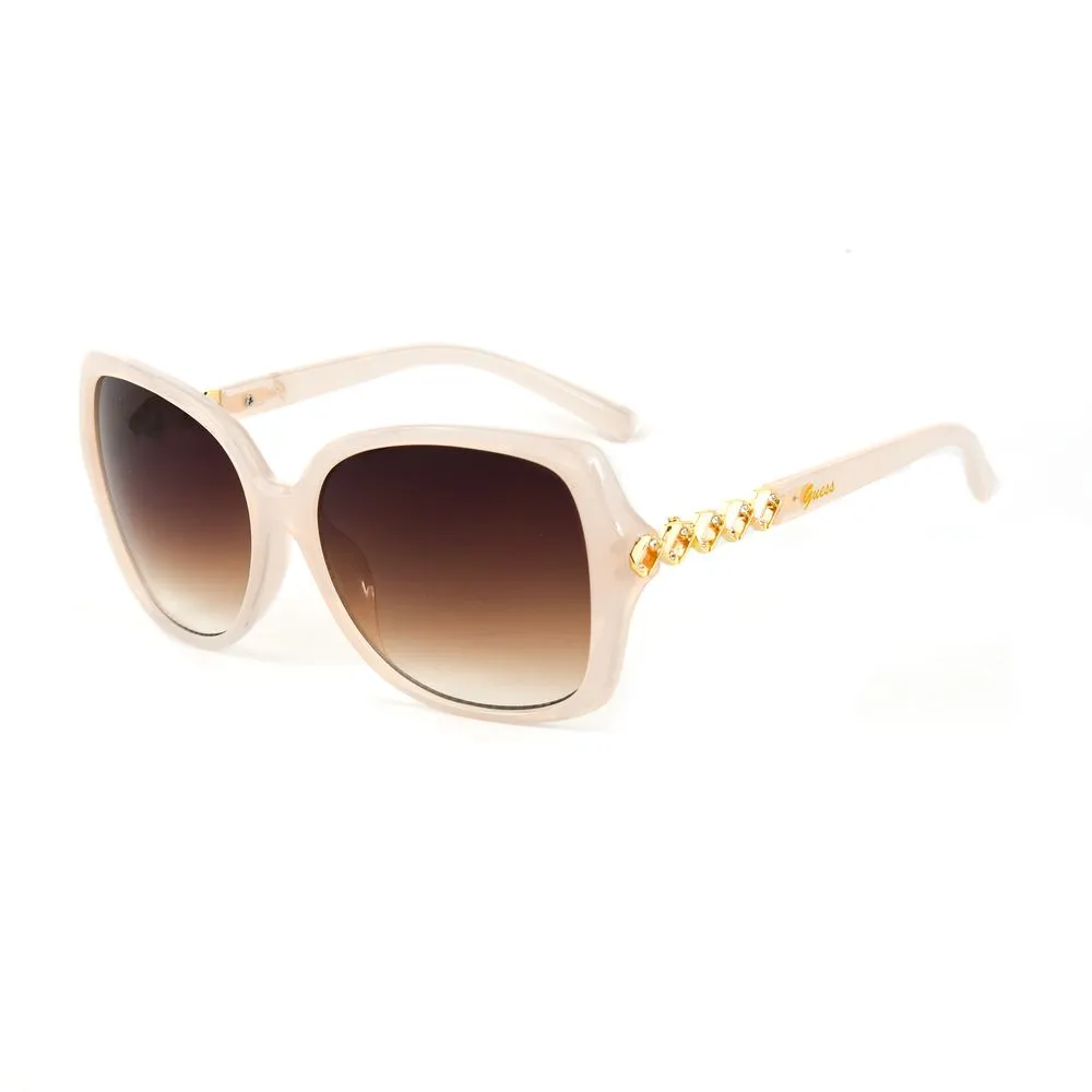 Guess Women's Brown Resin Sunglasses