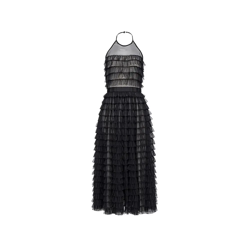 PINKO Women's Black Polyester Dress