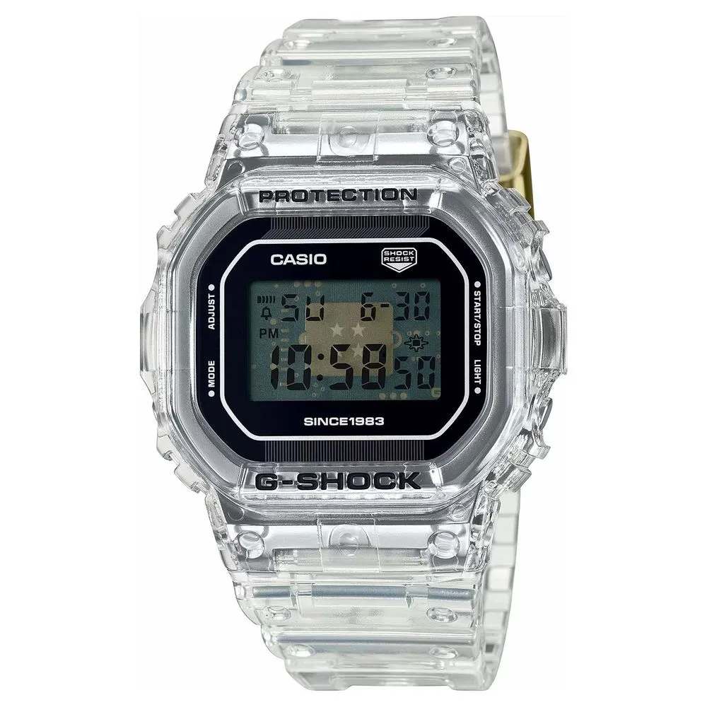 Casio Unisex White Resin Watch