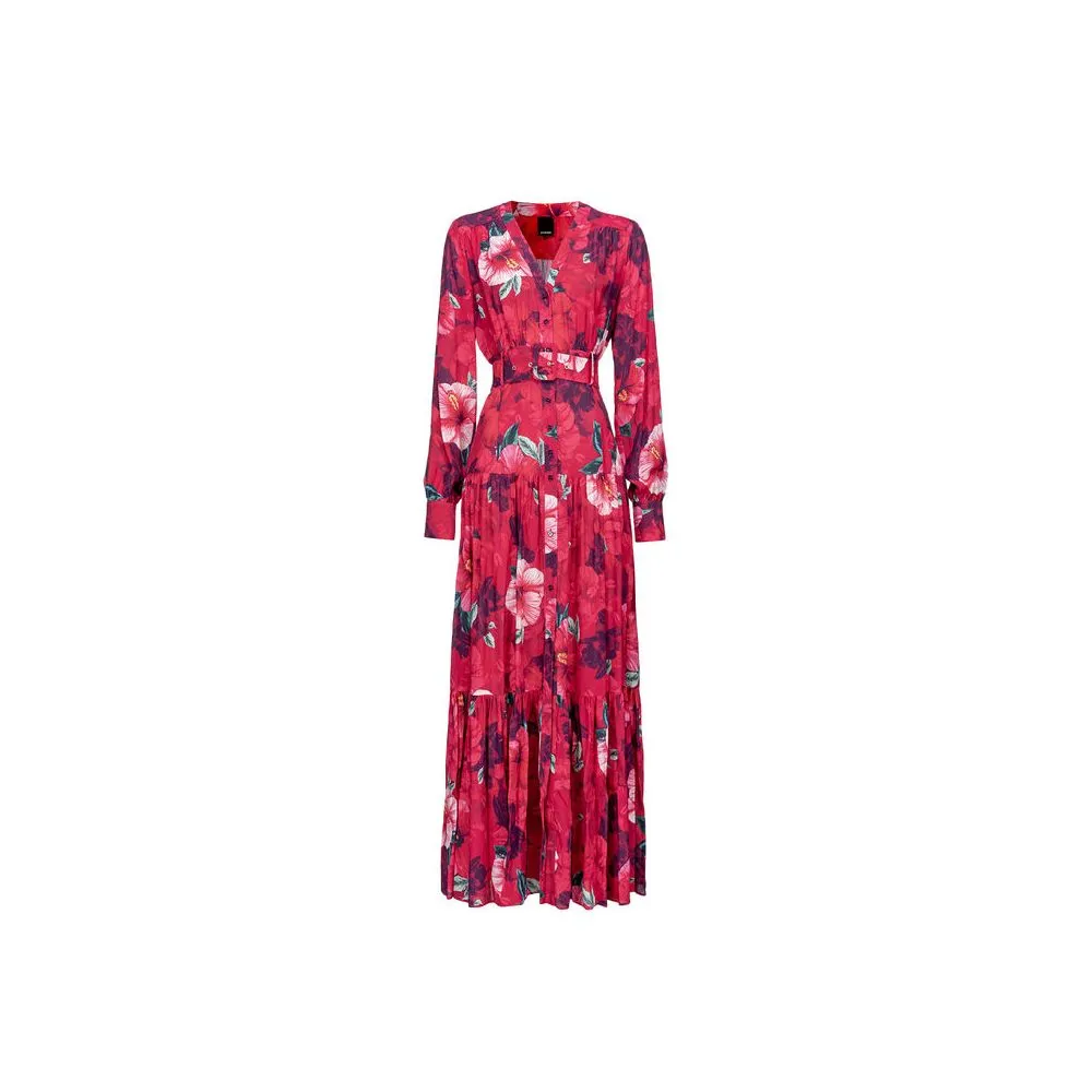 PINKO Women's Fuchsia Viscose Dress