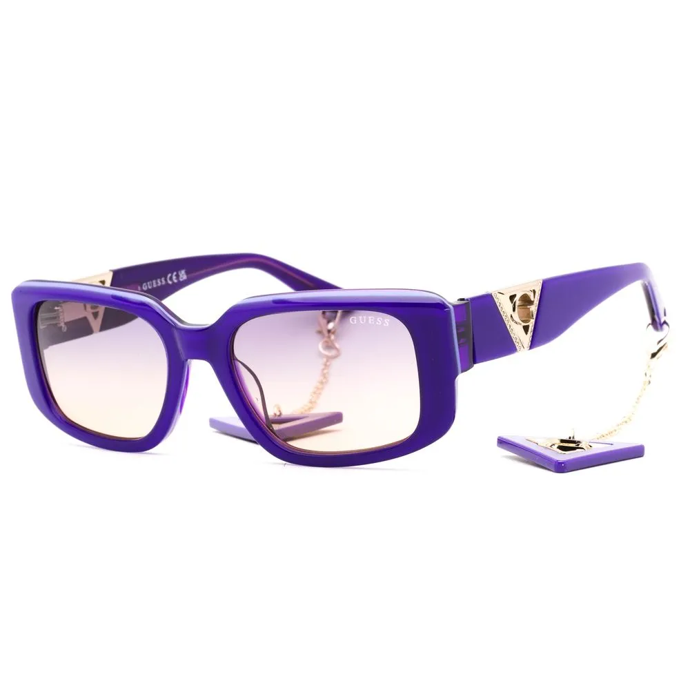 Guess Women's Purple Plastic Sunglasses