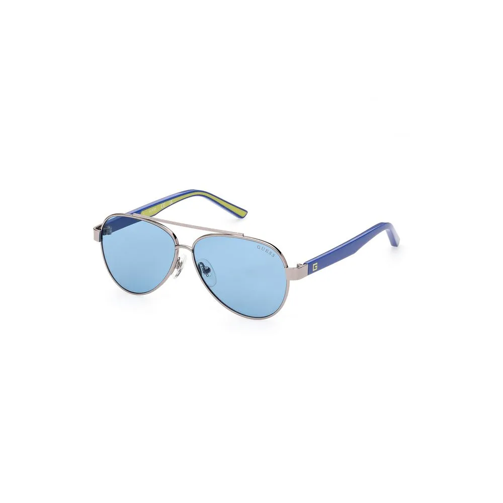 Guess Men's Gray Metal Sunglasses