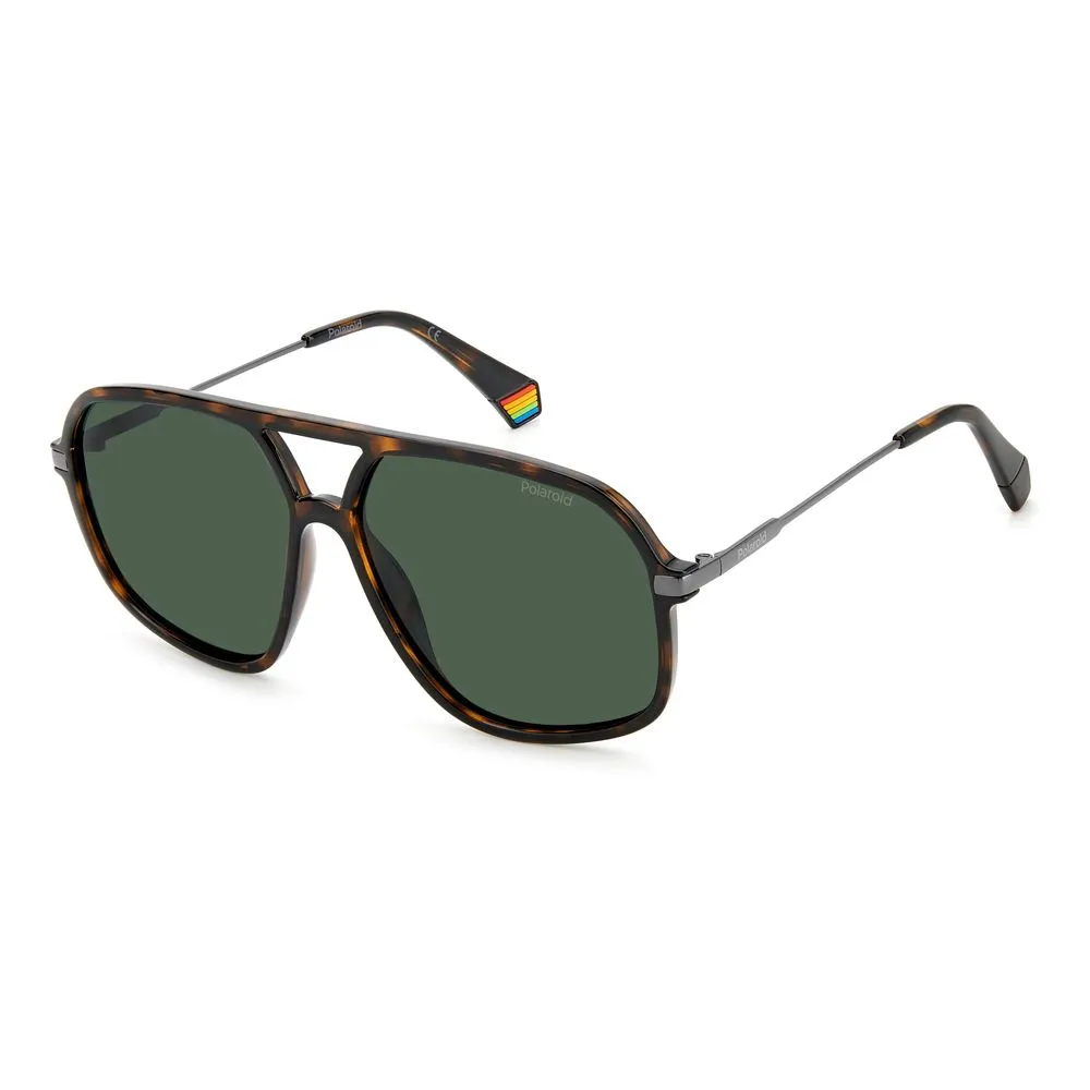 Polaroid Unisex Brown Plastic Sunglasses