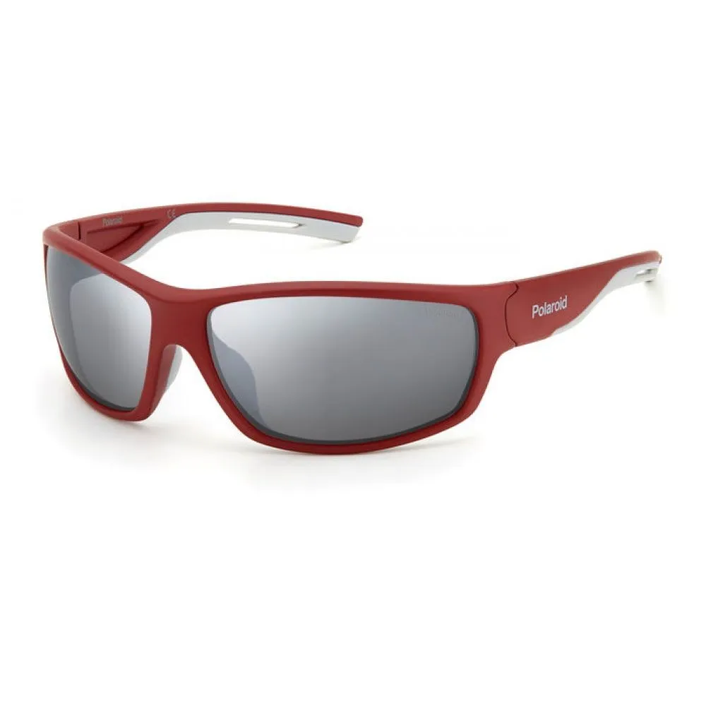 Polaroid Sport Unisex Red Plastic Sunglasses