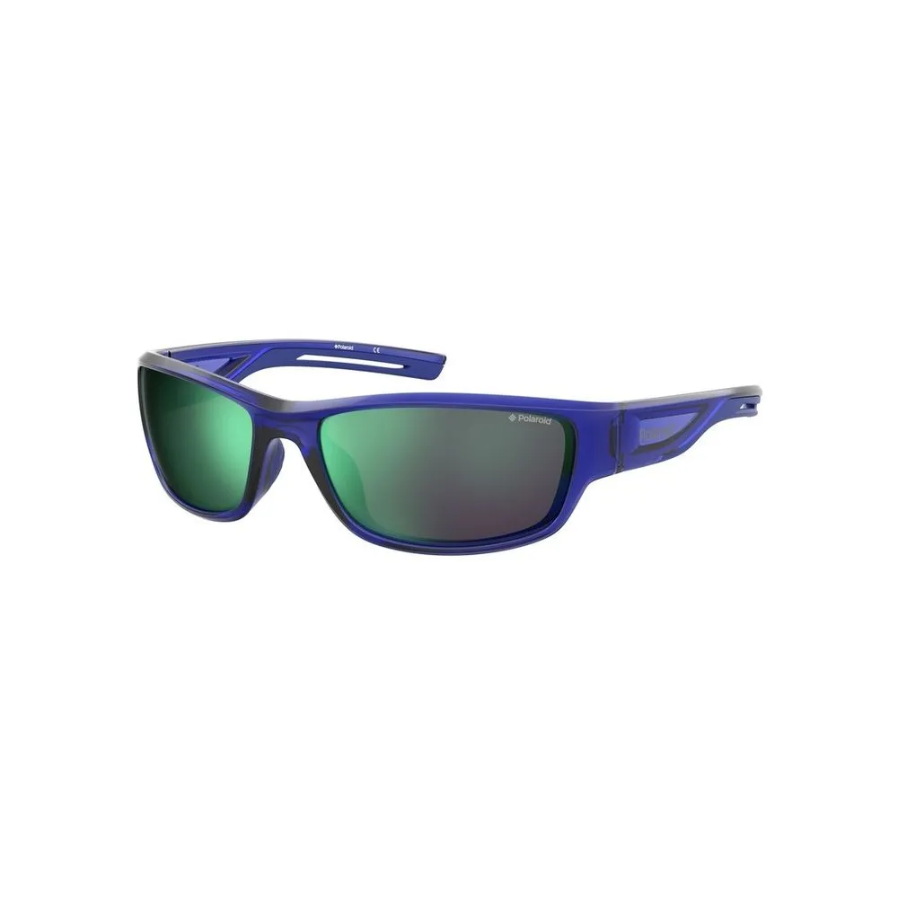 Polaroid Sport Unisex Blue Plastic Sunglasses