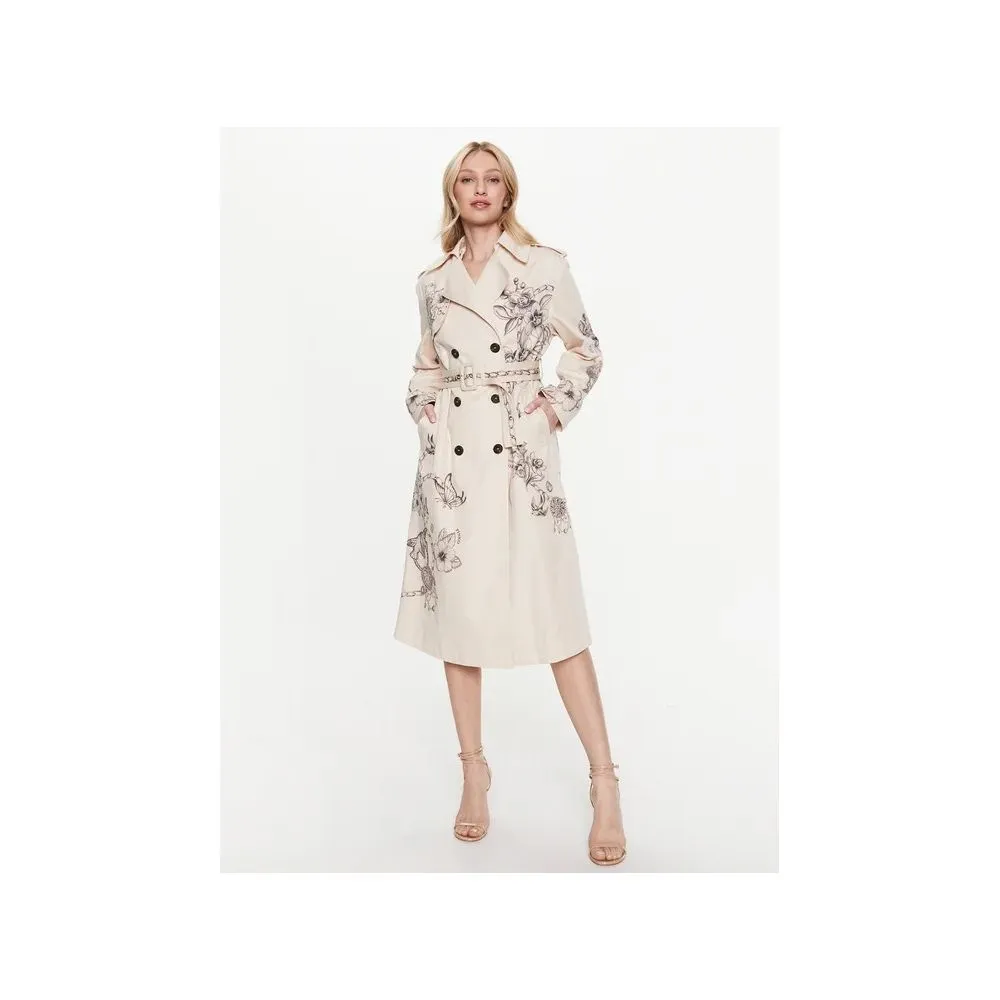 PINKO Women's Beige Cotton Jackets & Coat