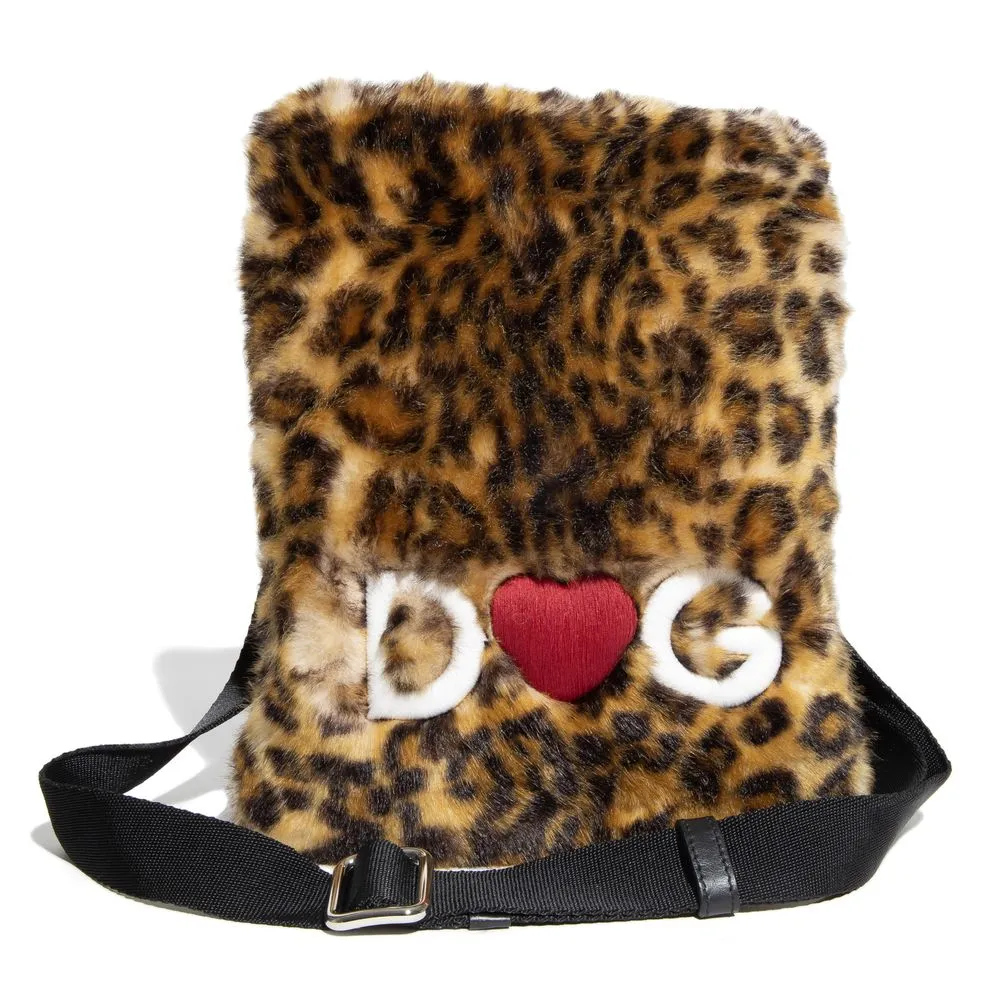 Dolce & Gabbana Women's Brown Pelliccia Sintetica Crossbody Bag