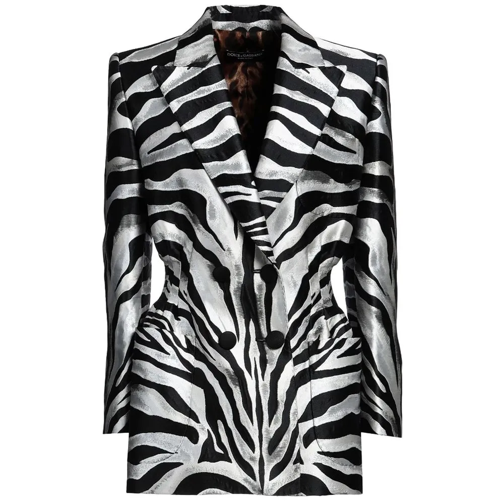 Dolce & Gabbana Women's Gray Polyester Suits & Blazer