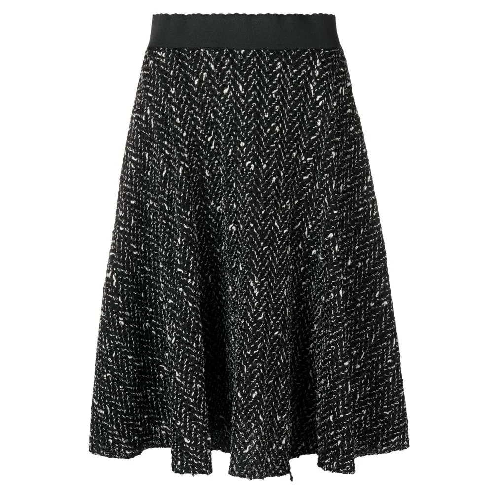 Dolce & Gabbana Women's Black Wool Skirt