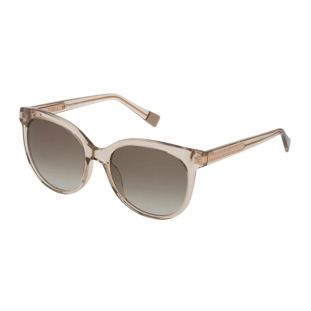 Furla Women's Beige Acetate Sunglasses