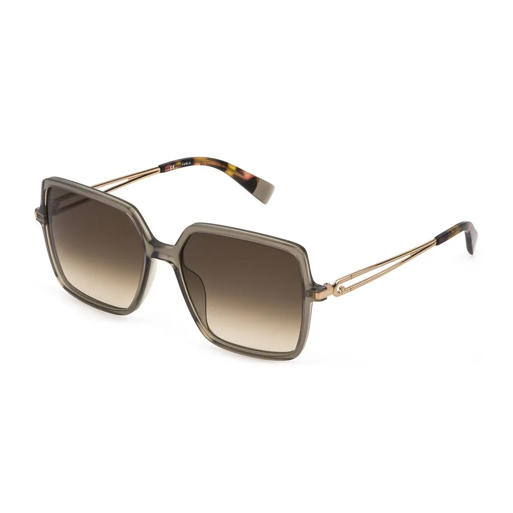 Furla Women's Brown Acetate Sunglasses