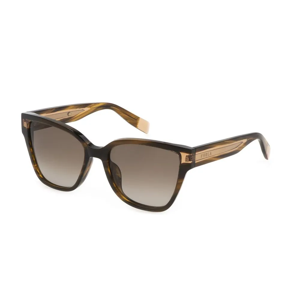 Furla Women's Brown Acetate Sunglasses