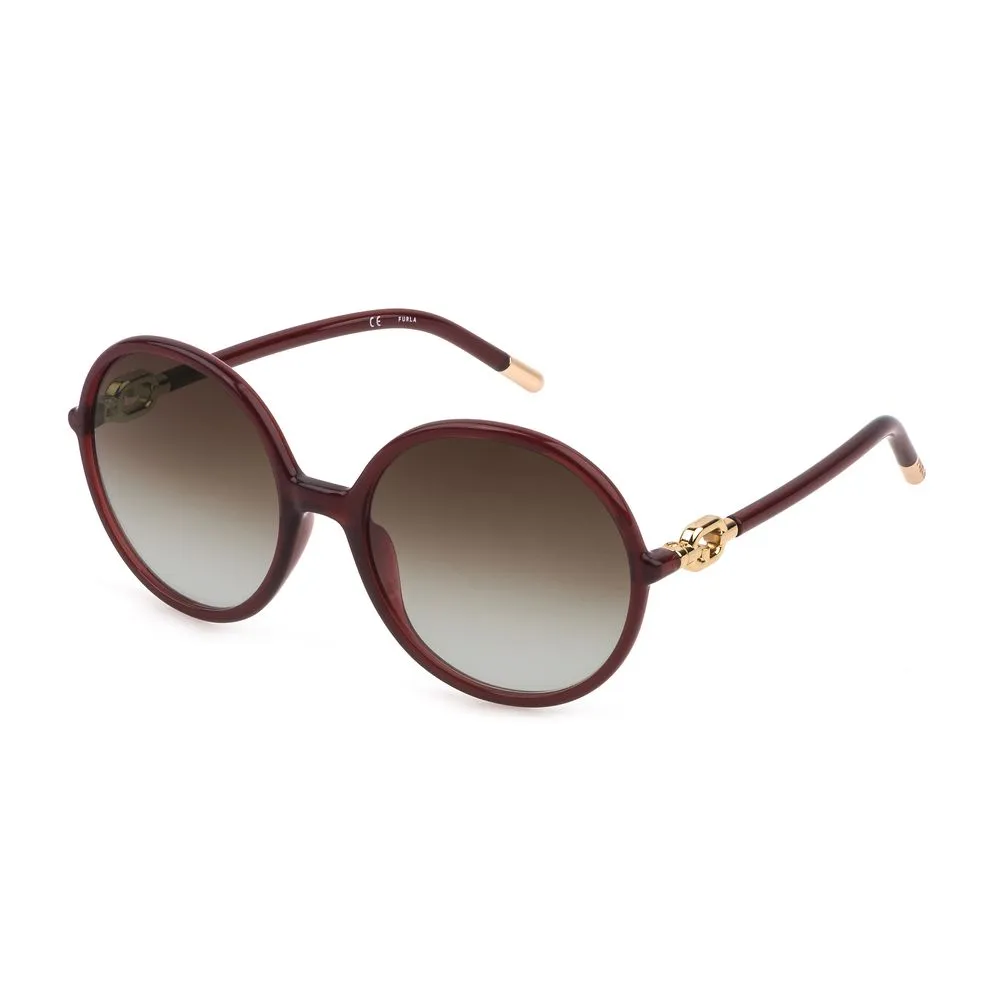Furla Women's Red Acetate Sunglasses