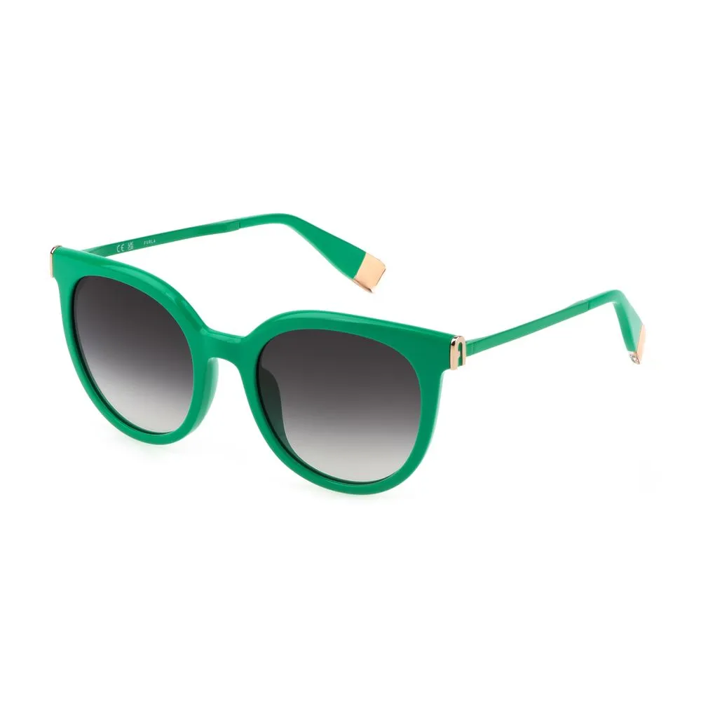 Furla Women's Green Acetate Sunglasses