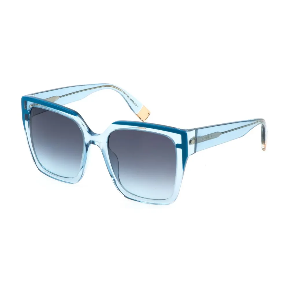 Furla Women's Blue Acetate Sunglasses
