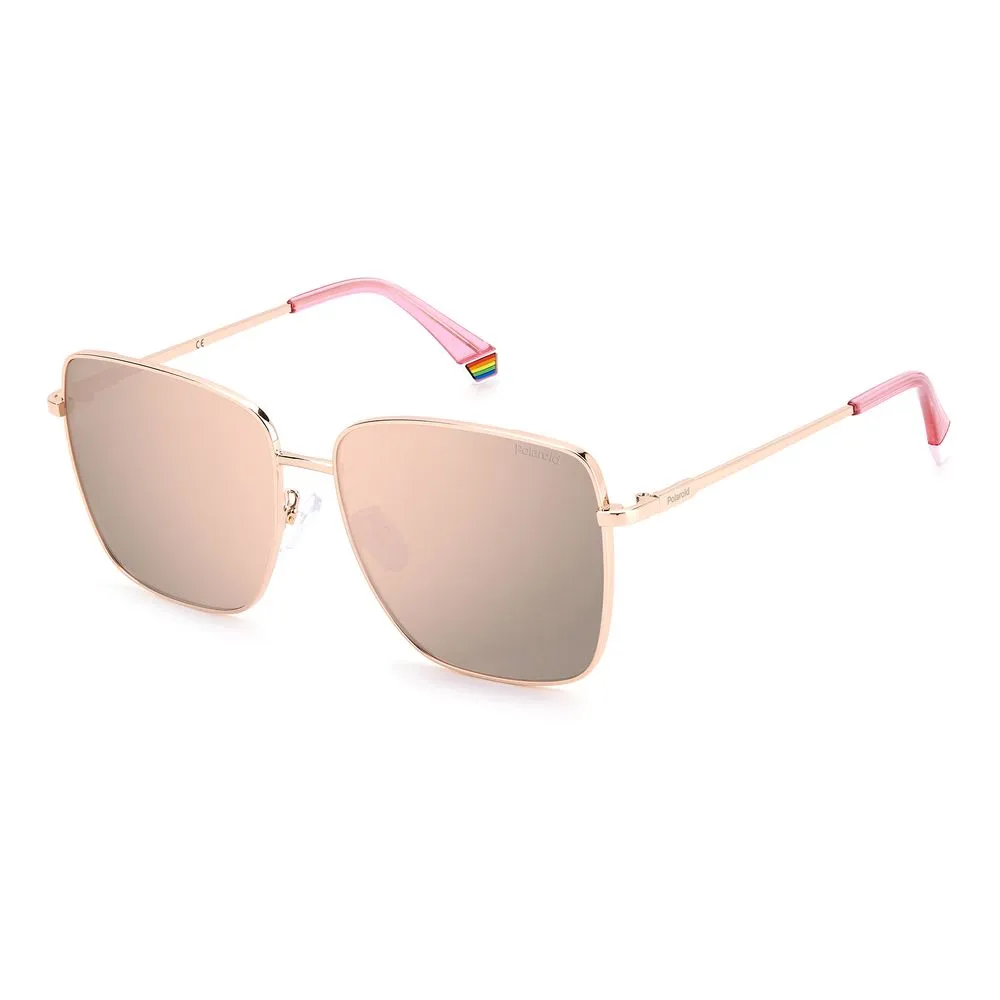 Polaroid Women's Gold Metal Sunglasses