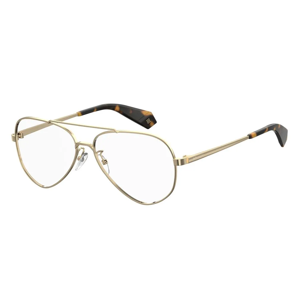 Polaroid Unisex Gold Metal Frames
