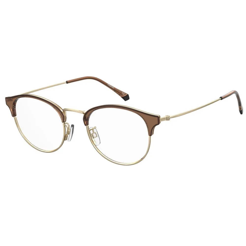 Polaroid Unisex Brown Metal Frames