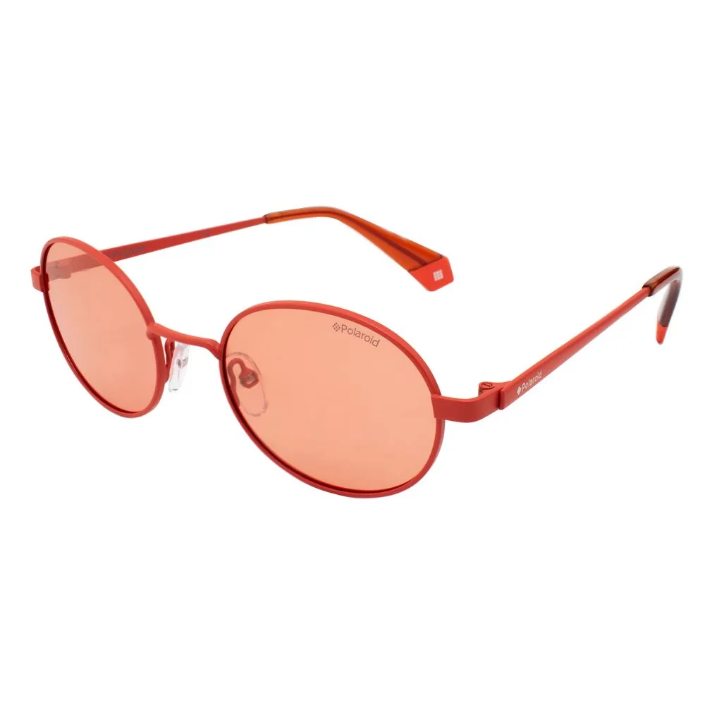 Polaroid Unisex Orange Metal Sunglasses