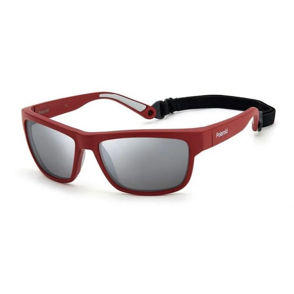 Polaroid Men's Red Acetate Sunglasses