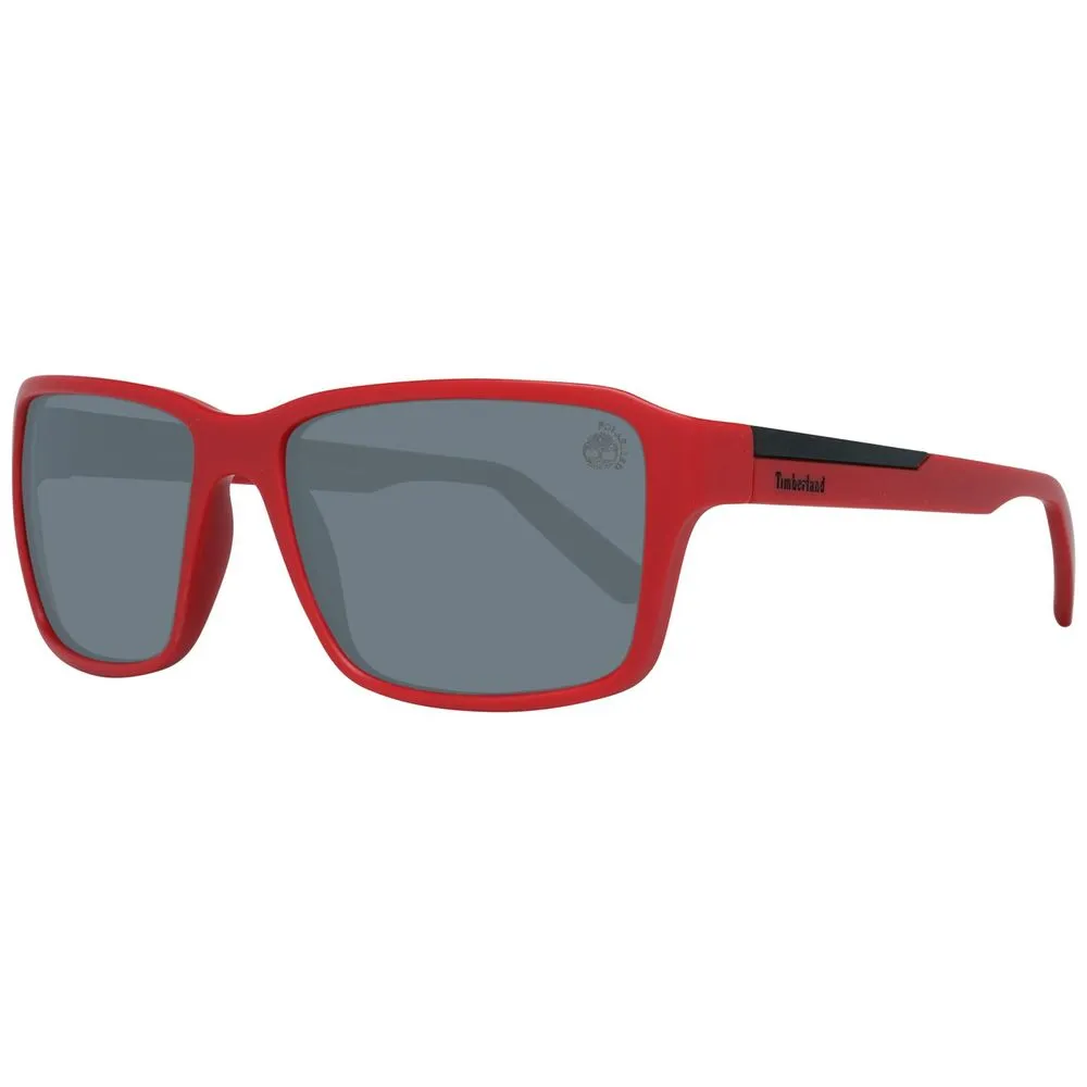 Timberland Men's Red Plastic Sunglasses