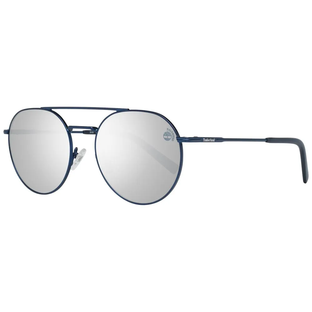 Timberland Unisex Blue Metal Sunglasses