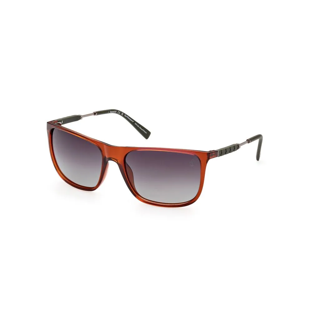 Timberland Men's Brown Injected Sunglasses