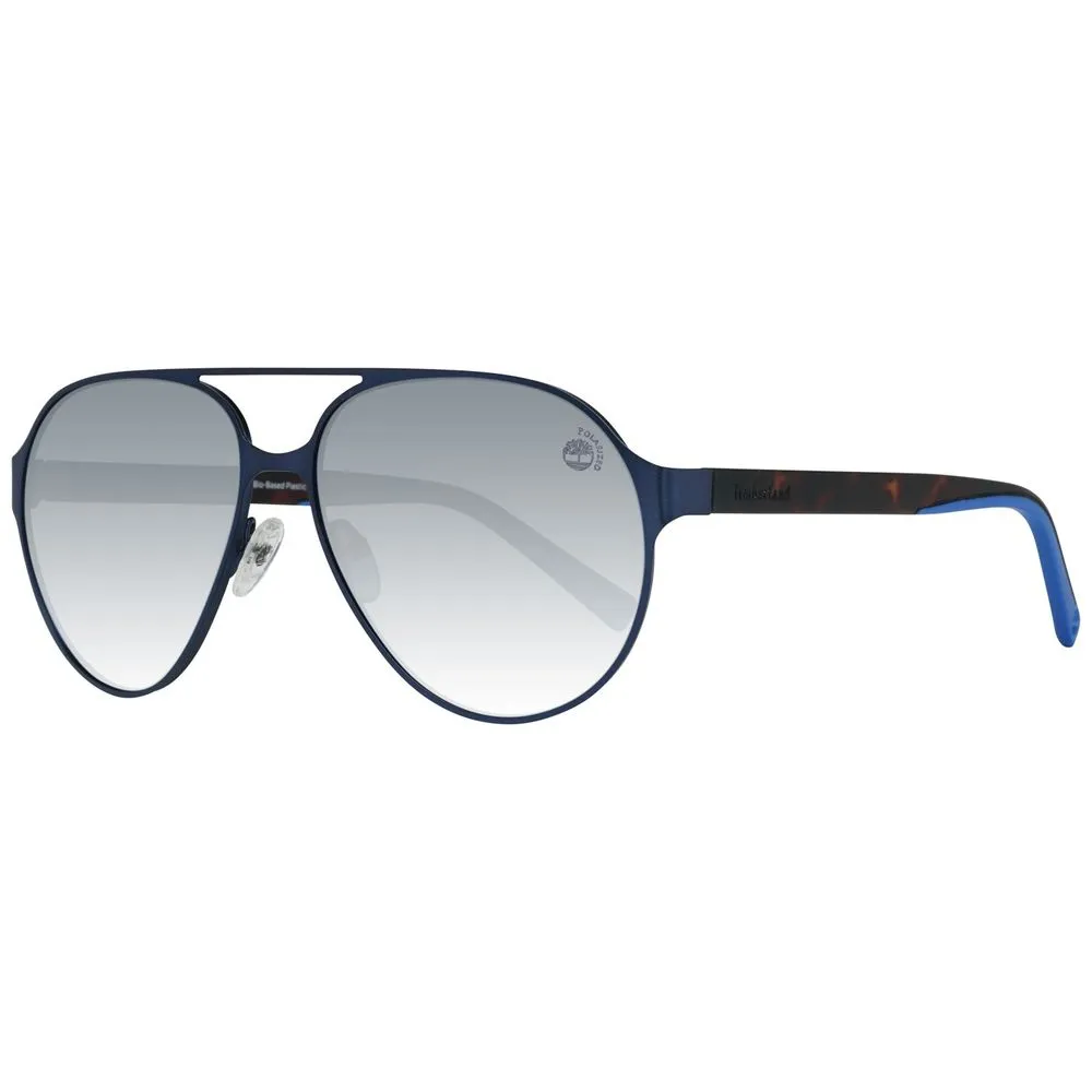 Timberland Men's Blue Metal Sunglasses