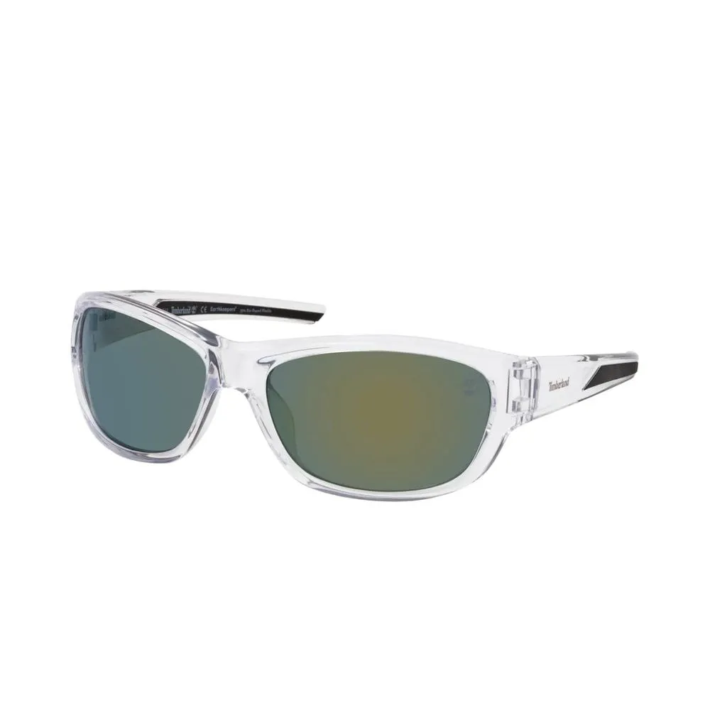 Timberland Men's Transparent Plastic Sunglasses