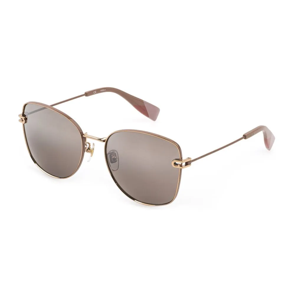 Furla Women's Brown Metal Sunglasses