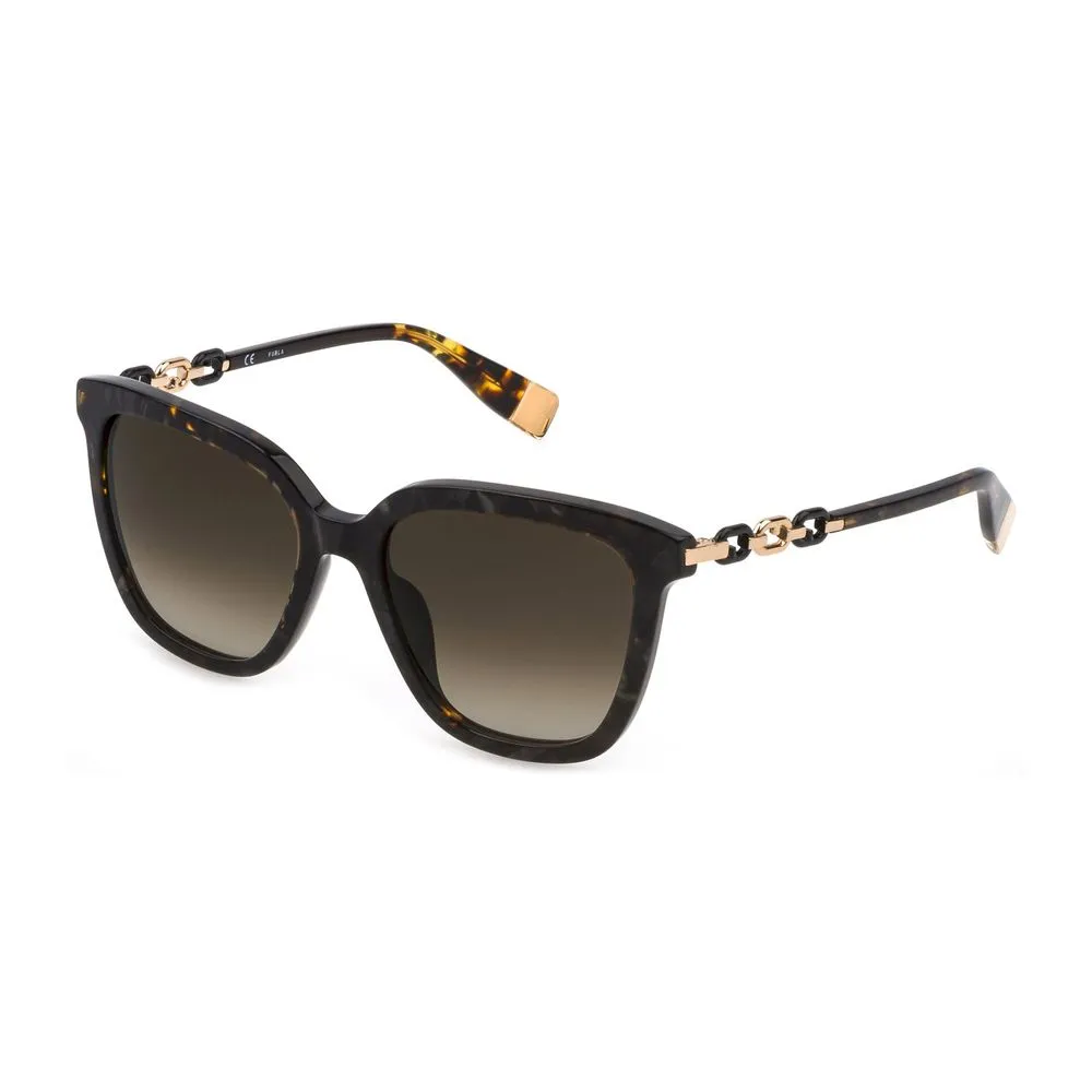 Furla Women's Brown Plastic Sunglasses