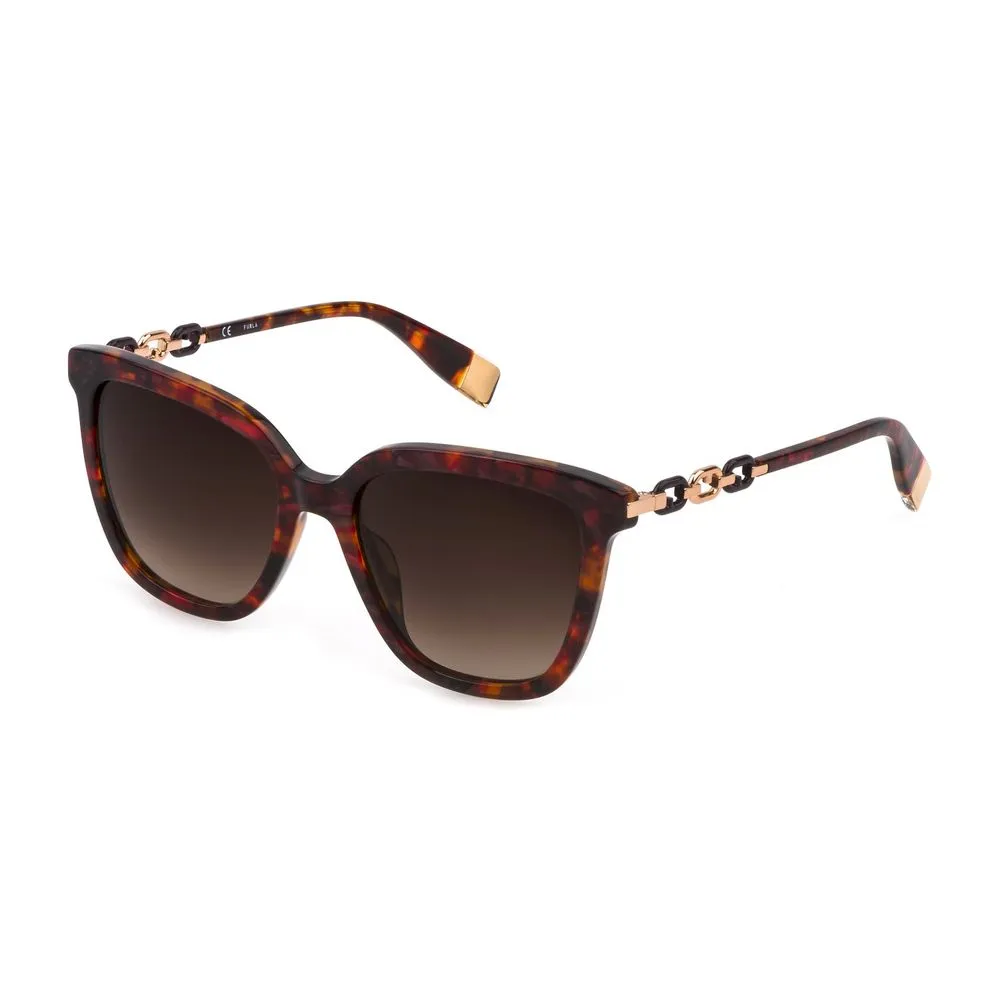 Furla Women's Red Plastic Sunglasses