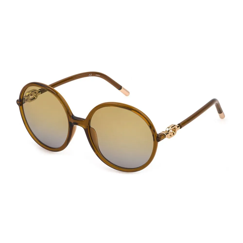 Furla Women's Brown Injected Sunglasses