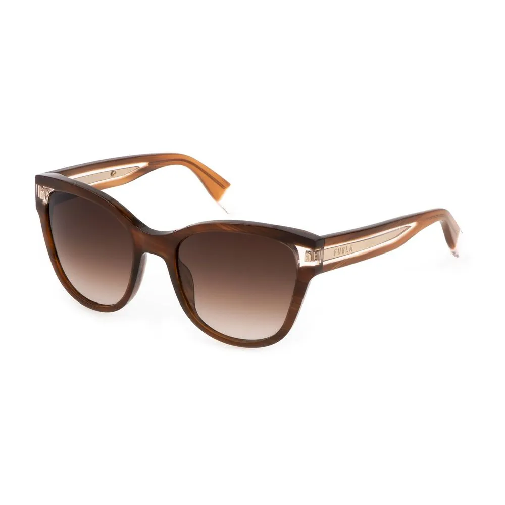 Furla Women's Brown Plastic Sunglasses