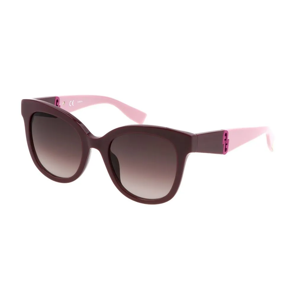 Furla Women's Red Plastic Sunglasses