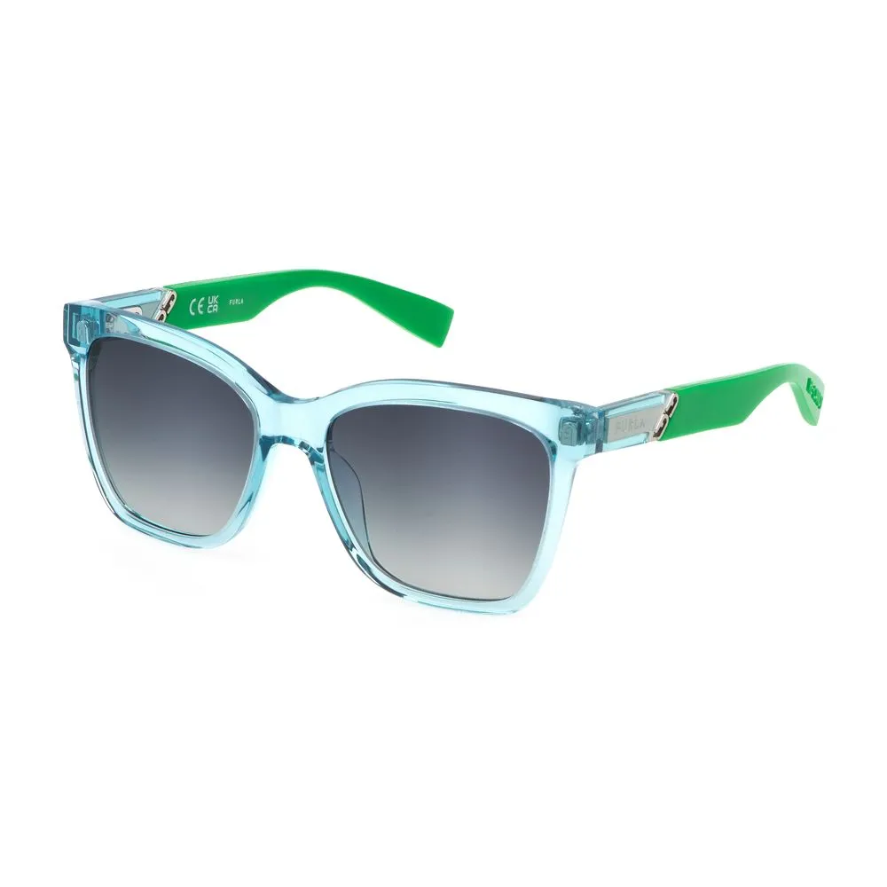 Furla Women's Blue Plastic Sunglasses