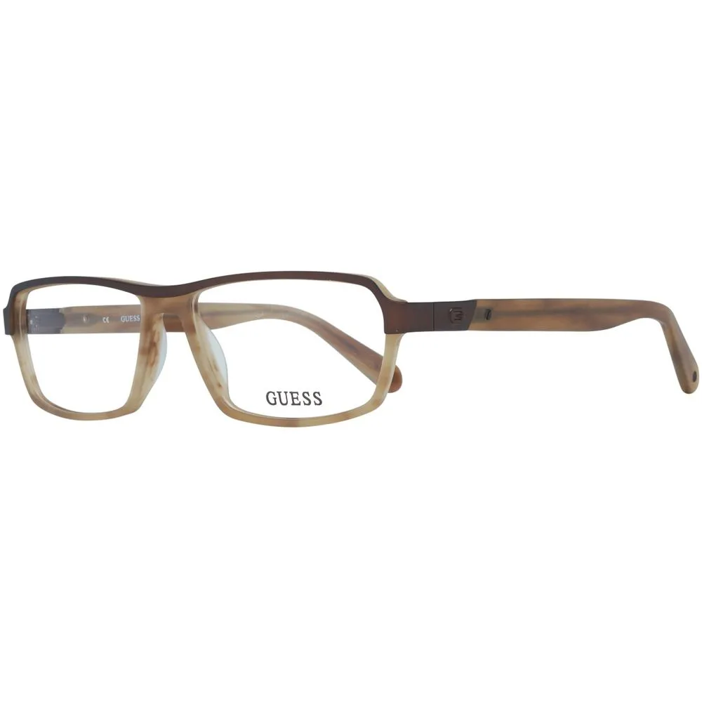 Guess Men's Brown Metal Frames