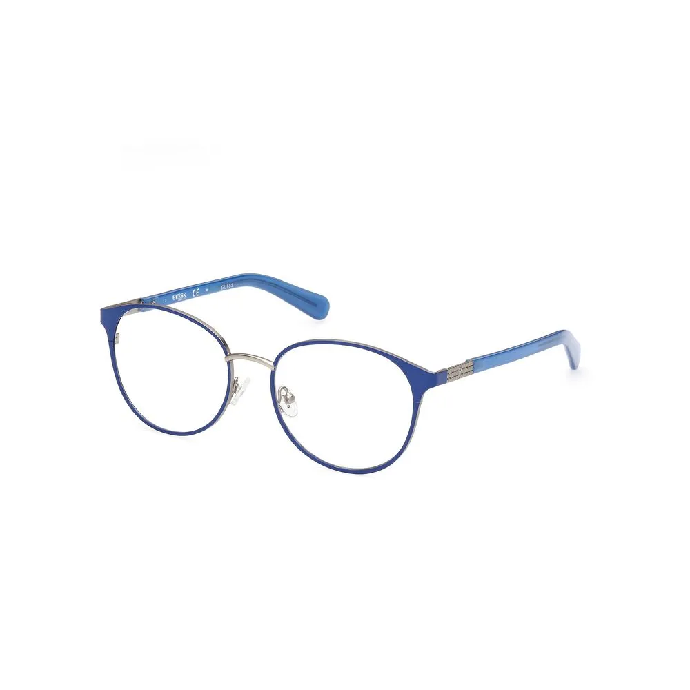 Guess Women's Blue Metal Frames