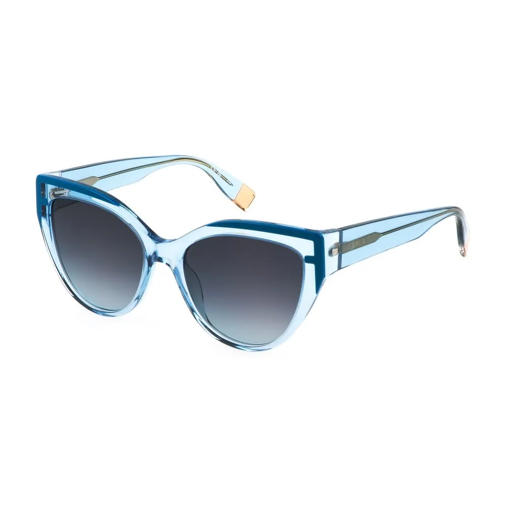 Furla Women's Blue Acetate Sunglasses